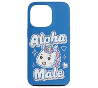 Drôle Sarcasme Dad Blagues Alpha Male Rainbow Kawaii Licorne Coque pour iPhone 13 Pro