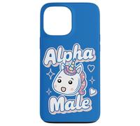 Drôle Sarcasme Dad Blagues Alpha Male Rainbow Kawaii Licorne Coque pour iPhone 13 Pro Max