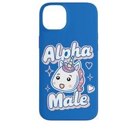 Drôle Sarcasme Dad Blagues Alpha Male Rainbow Kawaii Licorne Coque pour iPhone 14 Plus