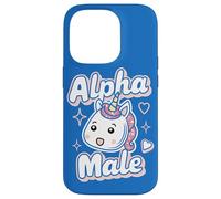Drôle Sarcasme Dad Blagues Alpha Male Rainbow Kawaii Licorne Coque pour iPhone 14 Pro