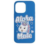 Drôle Sarcasme Dad Blagues Alpha Male Rainbow Kawaii Licorne Coque pour iPhone 14 Pro Max
