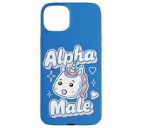 Drôle Sarcasme Dad Blagues Alpha Male Rainbow Kawaii Licorne Coque pour iPhone 15 Plus