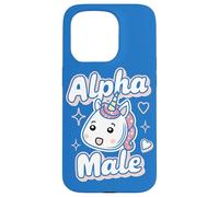 Drôle Sarcasme Dad Blagues Alpha Male Rainbow Kawaii Licorne Coque pour iPhone 15 Pro