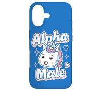 Drôle Sarcasme Dad Blagues Alpha Male Rainbow Kawaii Licorne Coque pour iPhone 17
