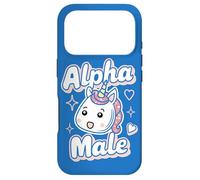 Drôle Sarcasme Dad Blagues Alpha Male Rainbow Kawaii Licorne Coque pour iPhone 17 Pro