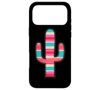 Drôle Serape Cactus Turquoise Southwest Western Vintage Coque pour iPhone 17 Pro Max