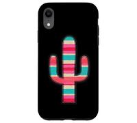 Drôle Serape Cactus Turquoise Southwest Western Vintage Coque pour iPhone XR