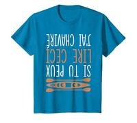 Drôle Si Tu Peux Lire Ceci J'ai Chaviré Canoë Kayak T-Shirt
