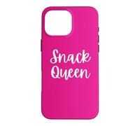 Drôle Snack Queen Mom Snacker Femme Mignonne Amateur de collations Gourmand Coque pour iPhone 16 Pro Max