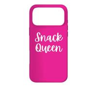 Drôle Snack Queen Mom Snacker Femme Mignonne Amateur de collations Gourmand Coque pour iPhone 17 Pro Max