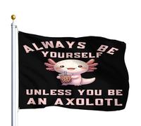 Drôle Sois Toujours Toi-Même, Sauf Si Tu Peux Être Un Axolotl Bannière 90X150Cm Éclatantes Double Face Décoration Bannière Drapeau De Cour Pour Événement Clubs Chambres