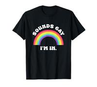Drôle sons gay I'm in pride month Lgbtq rainbow T-Shirt