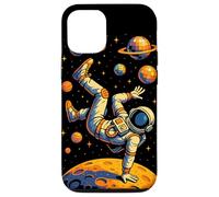 Drôle Space Breakdance Joke Astronaute Galaxie Humour Disco Fun Coque pour iPhone 12/12 Pro