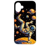 Drôle Space Breakdance Joke Astronaute Galaxie Humour Disco Fun Coque pour iPhone 16 Plus