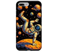Drôle Space Breakdance Joke Astronaute Galaxie Humour Disco Fun Coque pour iPhone 7 Plus/8 Plus