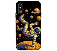 Drôle Space Breakdance Joke Astronaute Galaxie Humour Disco Fun Coque pour iPhone X/XS