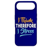 Drôle stressé Disant Que Je Pense Donc Je stresse Coque pour iPhone Air