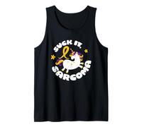 Drôle Suck It Sarcome Cute Unicorn Fighter Survivor Citation Débardeur