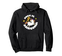 Drôle Suck It Sarcome Cute Unicorn Fighter Survivor Citation Sweat à Capuche