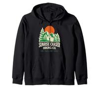 Drôle Sunrise Chaser Randonnée Mountain Trail Nature Lover Sweat à Capuche