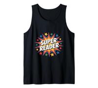 Drôle Super Reader Comic Starburst Dire Débardeur