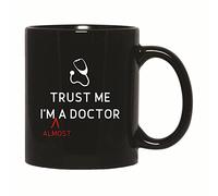 Drôle tasses en porcelaine Étudiant diplômé, croyez-moi, je suis presque un docteur Tasse Amusants Tasses de Petit déjeuner pour Fête des Pères décorer 330ml