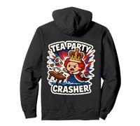 Drôle Tea Party Protester Queen History Meme Sweat à Capuche