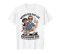Drôle teckel papa amoureux des chiens Doxie Père Wiener propriétaire de chien T-Shirt