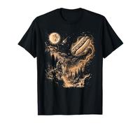 Drôle Teckel rêvant de Hotdog Moon Forest Wiener Doxie T-Shirt