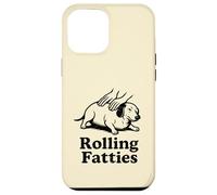 Drôle Teckel Weiner Dog Rolling Fatties Maman Papa Enfants Coque pour iPhone 12 Pro Max