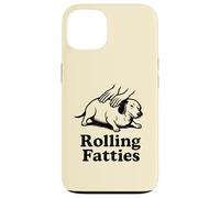 Drôle Teckel Weiner Dog Rolling Fatties Maman Papa Enfants Coque pour iPhone 13