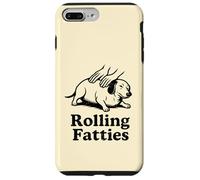 Drôle Teckel Weiner Dog Rolling Fatties Maman Papa Enfants Coque pour iPhone 7 Plus/8 Plus