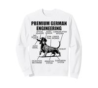 Drôle Teckel Wiener Weiner Teckel ingénierie Allemande Sweatshirt