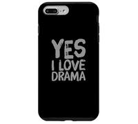 Drôle Texte Citation People Drama Lovers Yes I Love Drama Coque pour iPhone 7 Plus/8 Plus