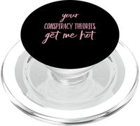 Drôle théoricien du Complot Amant de la liberté Anti-Gouvernement PopSockets PopGrip pour MagSafe