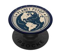 Drôle théoricien du Complot OVNI Moon Landing Government Hoax PopSockets PopGrip Adhésif