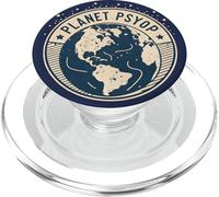Drôle théoricien du Complot OVNI Moon Landing Government Hoax PopSockets PopGrip pour MagSafe