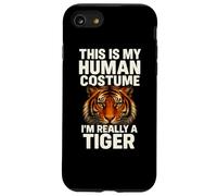 Drôle This is My Human Costume T-Shirt Animaux Coque pour iPhone SE (2020) / 7/8