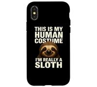 Drôle This is My Human Costume T-Shirt Animaux Coque pour iPhone X/XS