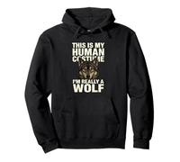 Drôle This is My Human Costume T-Shirt Animaux Sweat à Capuche