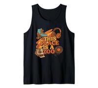 Drôle This Place is A Zoo Shirt Humour Débardeur