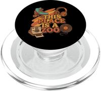 Drôle This Place is A Zoo Shirt Humour PopSockets PopGrip pour MagSafe