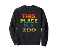 Drôle This Place is A Zoo Shirt Humour Sweatshirt