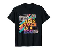 Drôle This Place is A Zoo Shirt Humour T-Shirt