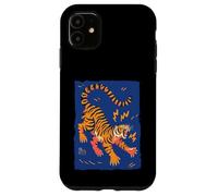 Drôle Tigre Rétro Dessin animé Vintage Dingo 70s Art Coque pour iPhone 11