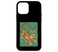 Drôle Tigre Rétro Dessin animé Vintage Dingo 70s Art Coque pour iPhone 12 Mini