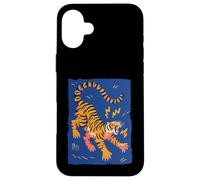 Drôle Tigre Rétro Dessin animé Vintage Dingo 70s Art Coque pour iPhone 16 Plus