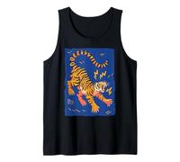 Drôle Tigre Rétro Dessin animé Vintage Dingo 70s Art Débardeur