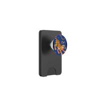 Drôle Tigre Rétro Dessin animé Vintage Dingo 70s Art PopSockets PopWallet pour MagSafe
