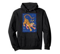 Drôle Tigre Rétro Dessin animé Vintage Dingo 70s Art Sweat à Capuche